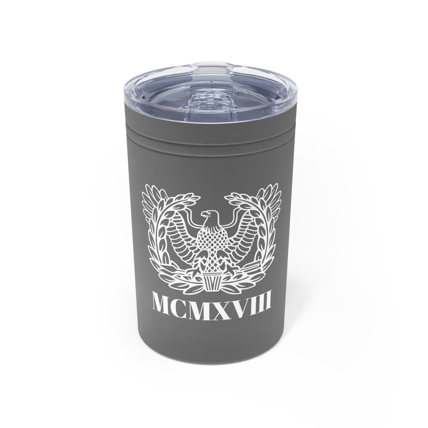 Grey Rising Eagle MCMXVIII "1918" 11oz Insulated Tumbler