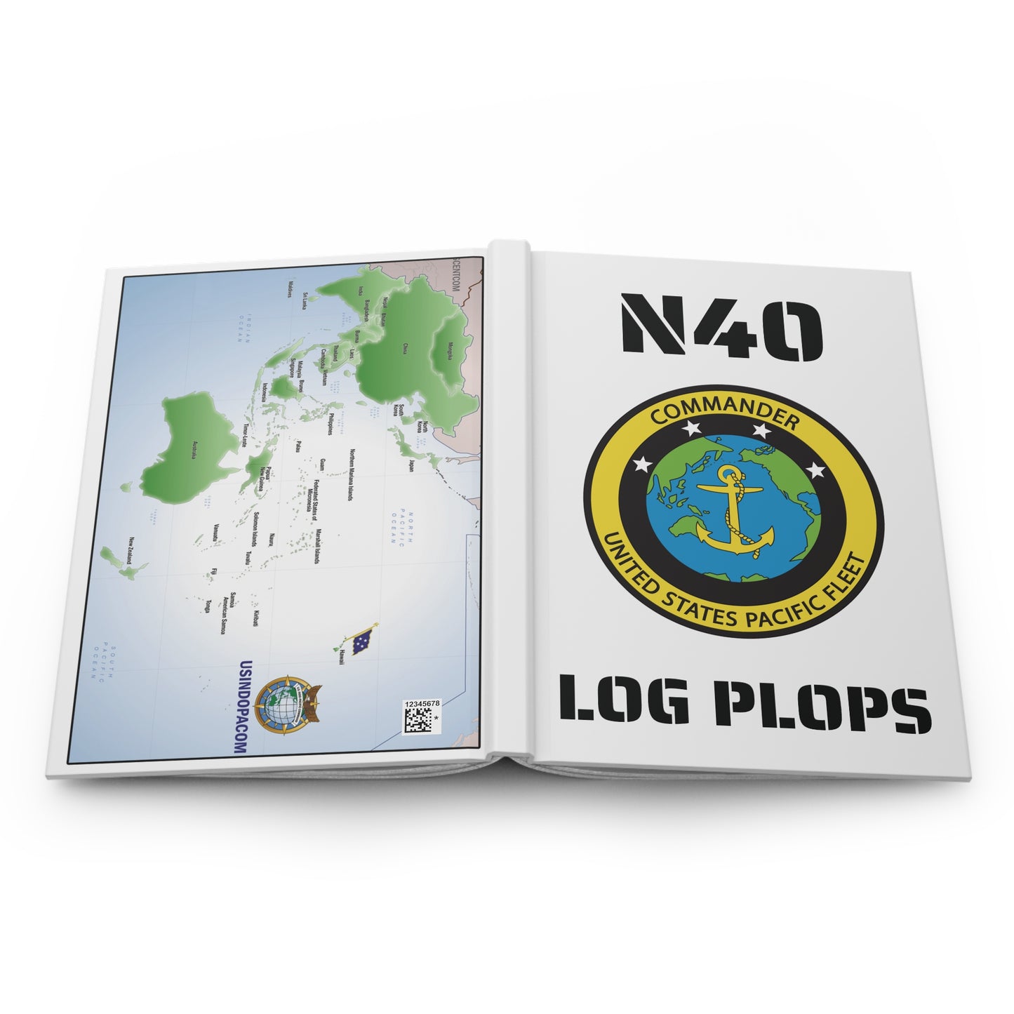 N40, PACFLT LOG PLOPS Leader Book