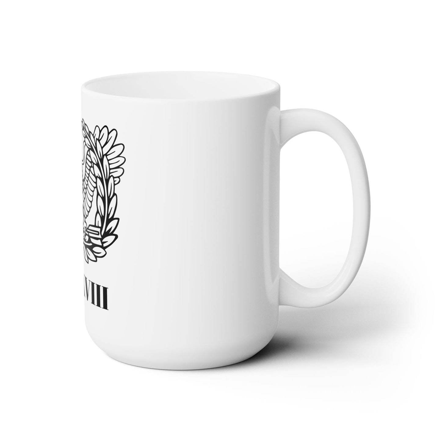 White Rising Eagle MCMXVIII "1918" 15oz Mug