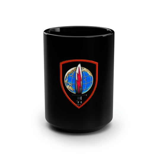 USINDOPACOM Army Element Black Ceramic Mug 15oz
