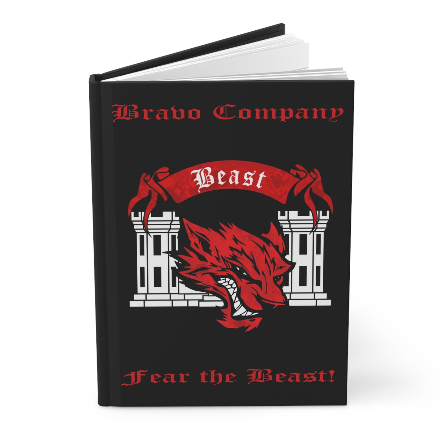 25ID Bravo Company "Red Fear the Beast!" Hardcover Leader Book