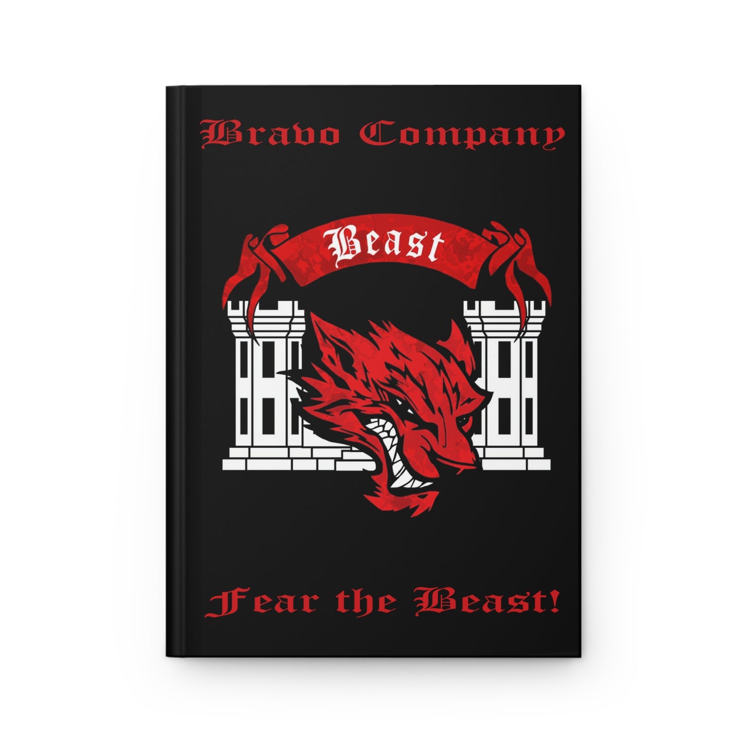 25ID Bravo Company "Red Fear the Beast!" Hardcover Leader Book