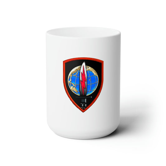 USINDOPACOM Army Element White Ceramic Mug 15oz