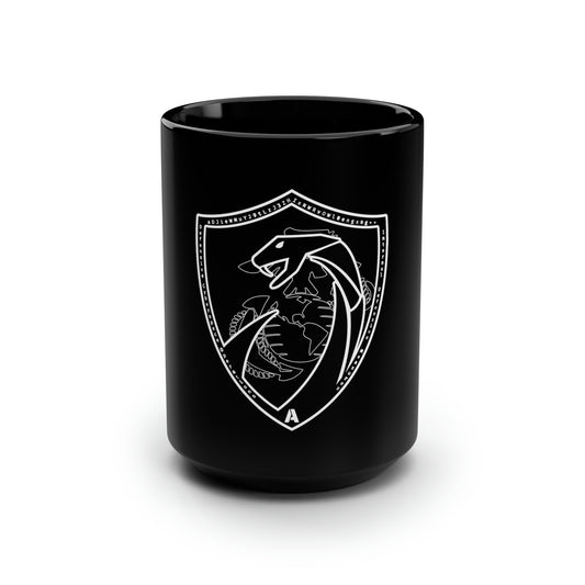 Defensive Cyber Ops Black Ceramic Mug 15oz