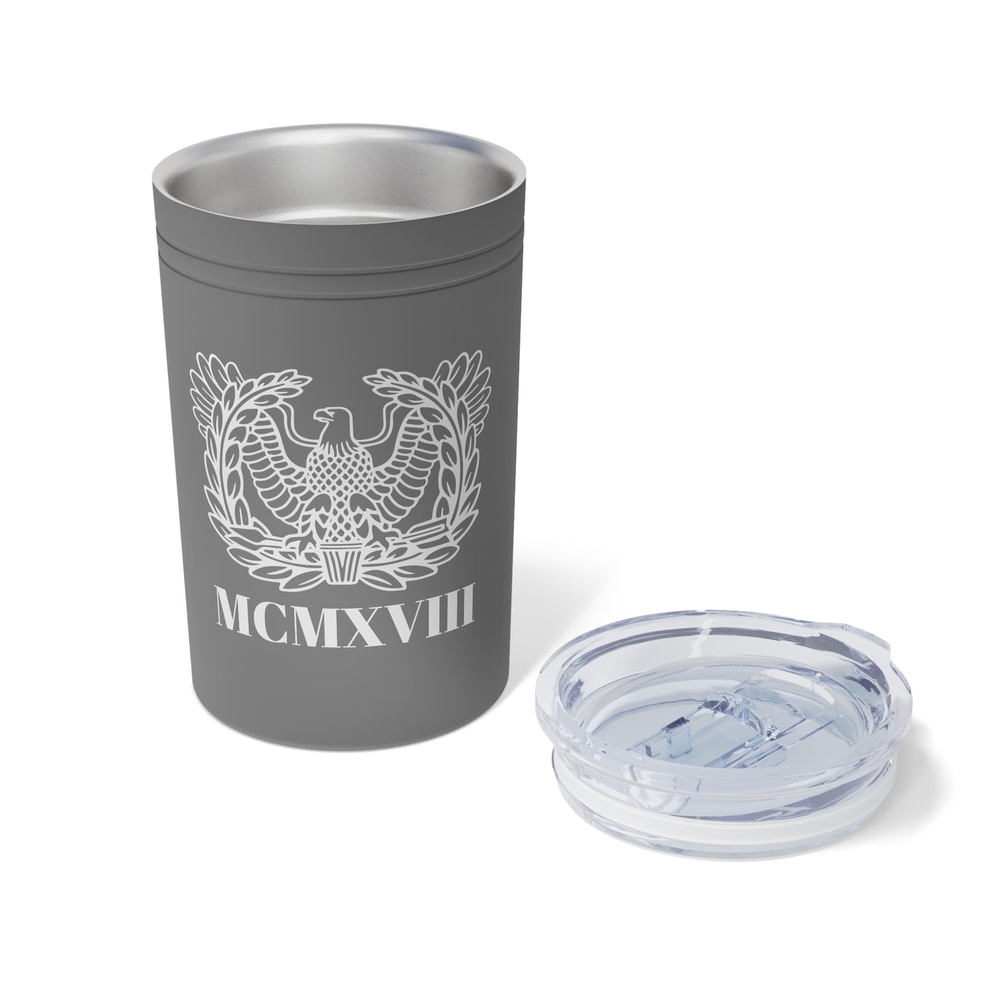 Grey Rising Eagle MCMXVIII "1918" 11oz Insulated Tumbler