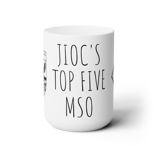 JIOC'S Top Five MSO Ceramic Mug 15oz