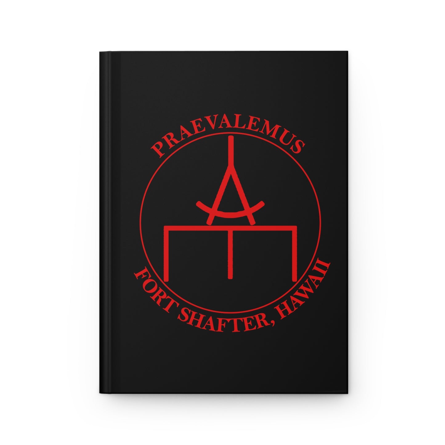 5th Engineer Detachment, Geospatial Planning Cell Praevalemus Red and Black Hardcover Leader Book