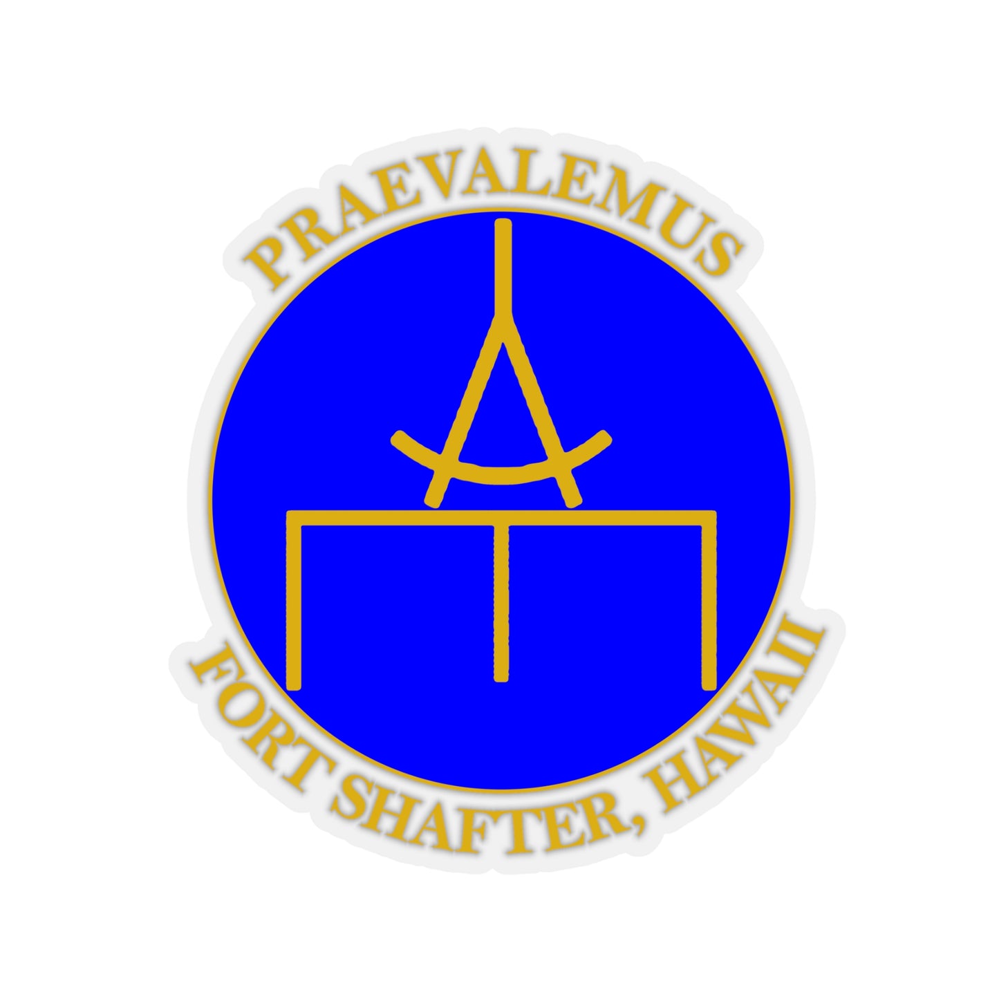 USARPAC, 5th Engineer Detachment, Geospatial Planning Cell Blue "Praevalemus" Sticker
