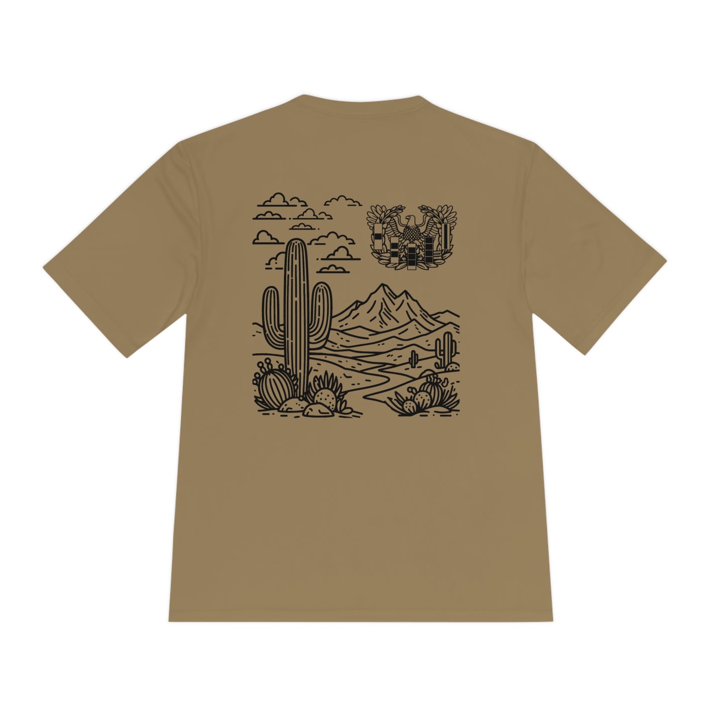 Desert Edition Rising Eagle Performance Short Sleeve Shirt