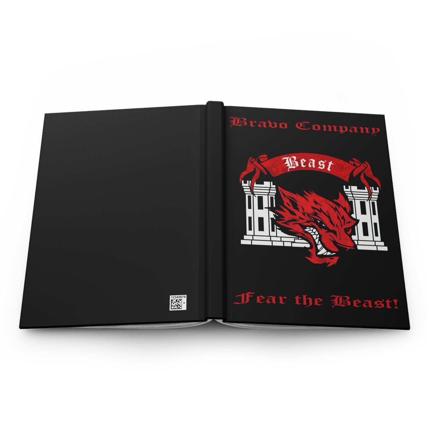 25ID Bravo Company "Red Fear the Beast!" Hardcover Leader Book