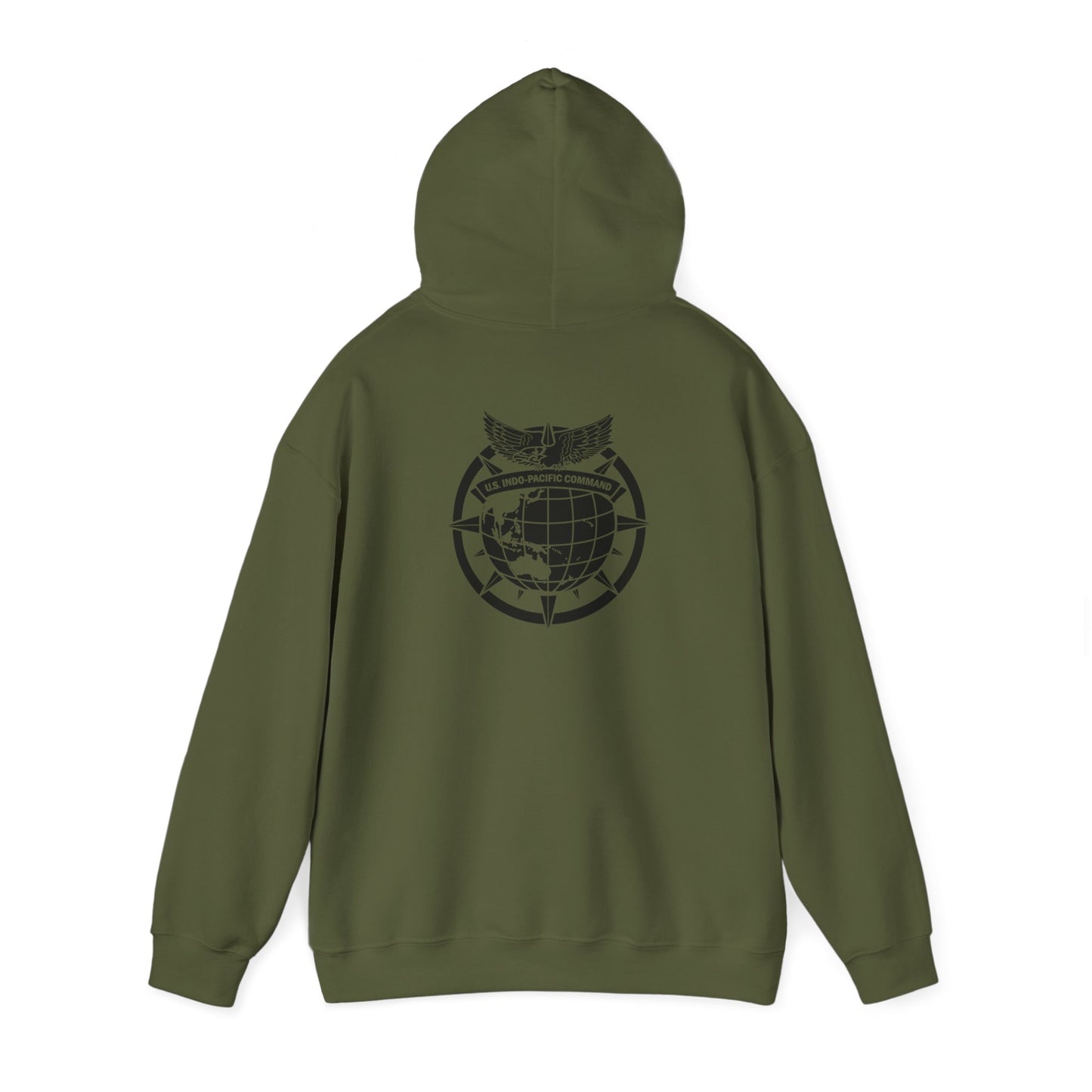 USINDOPACOM Army Element Subdued Hooded Sweatshirt