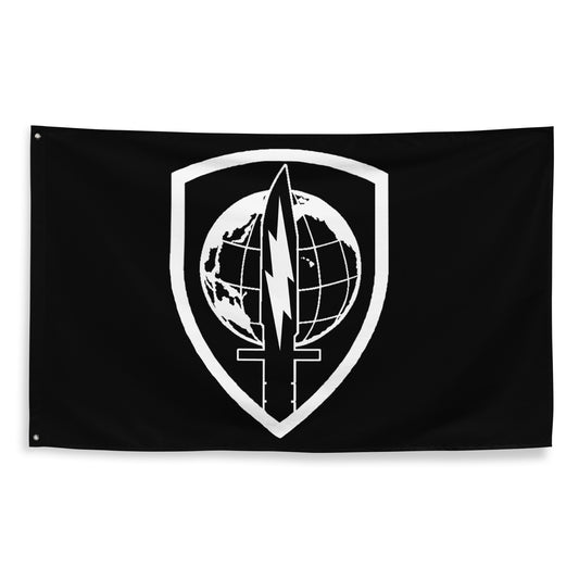 USINDOPACOM Army Element Black and White Flag 56″ × 34″