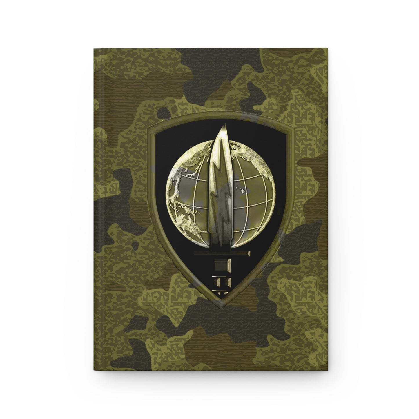 USINDOPACOM Army Element Camo Green Hardcover Leader Book