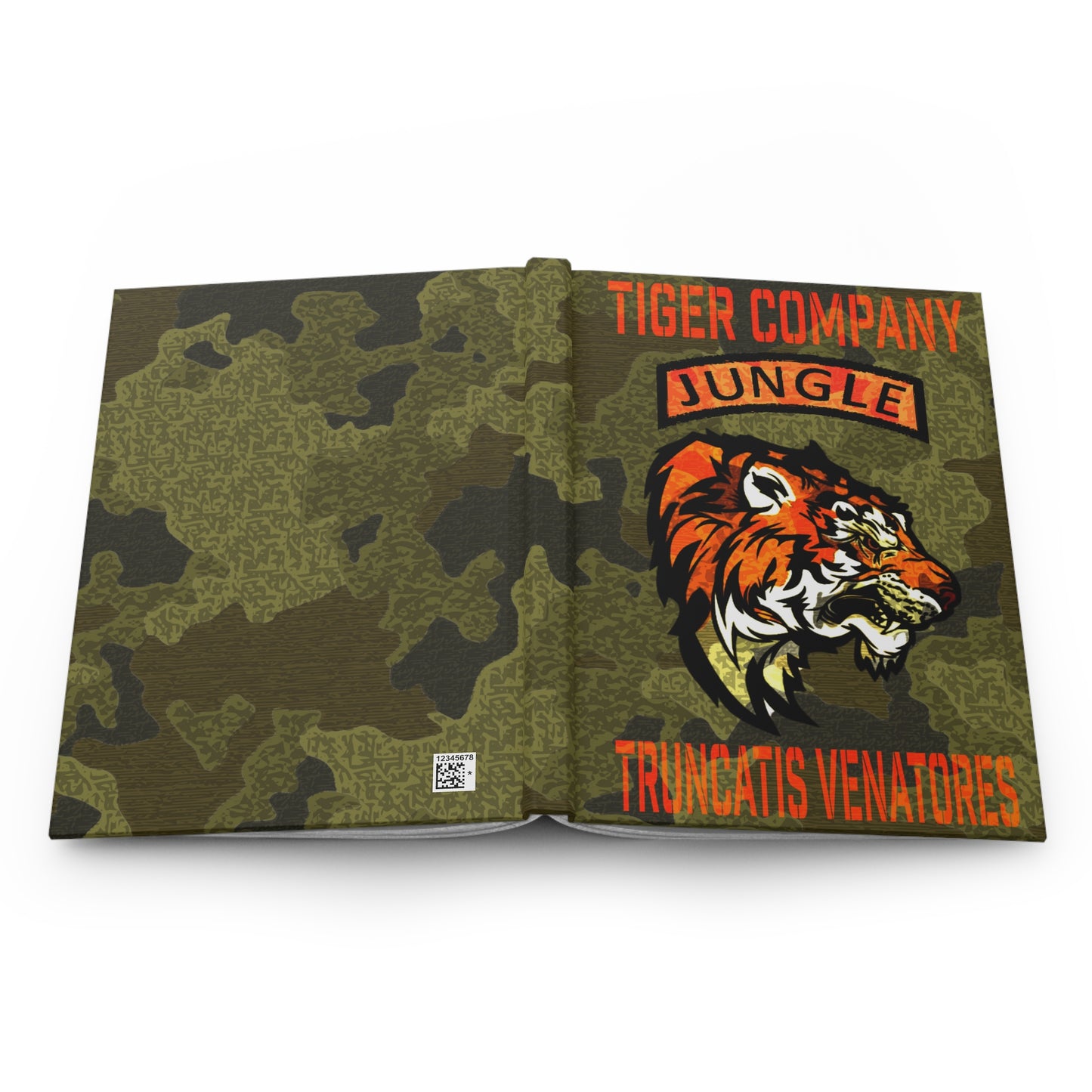 25ID Tiger Company and Jungle Tab Hardcover Leader Book