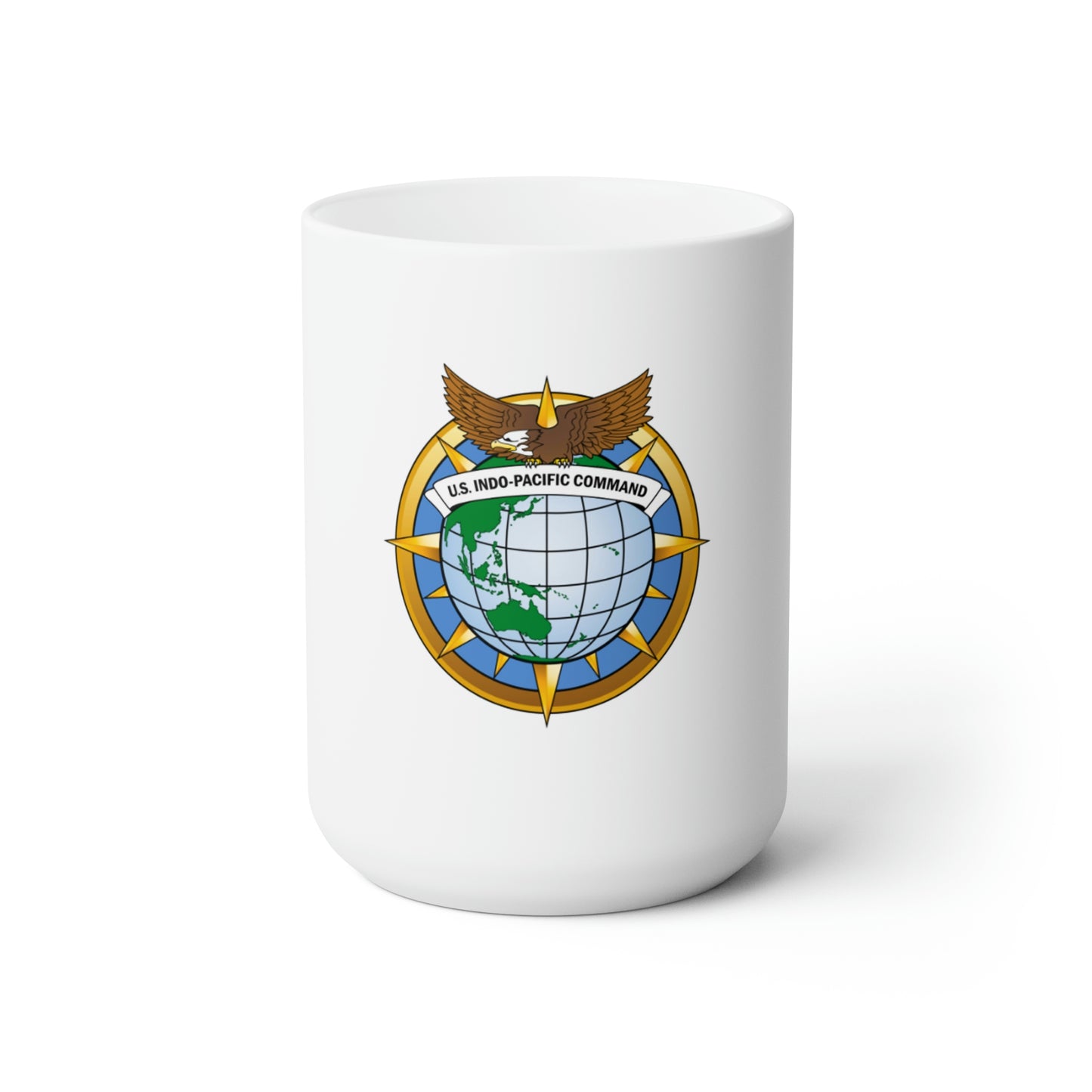 USINDOPACOM Seal Ceramic Mug 15oz