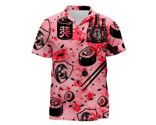 Defensive Cyber Ops Hamachi Sushi and Sake Hawaiian Shirt